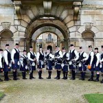 Essex and London Scottish Bagpiper