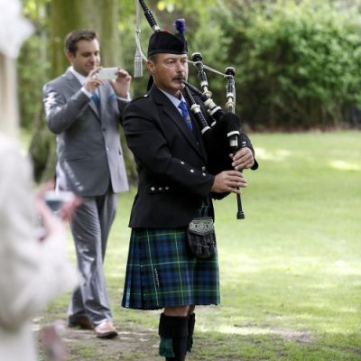 Leicestershire Bagpiper
