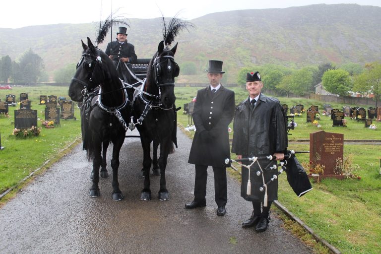 Bagpiper in Wales Ferndale Cetry Rhondda Cwm 2 768x512