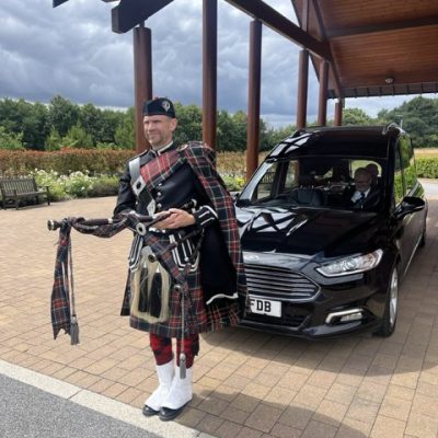 Derbyshire Bagpiper